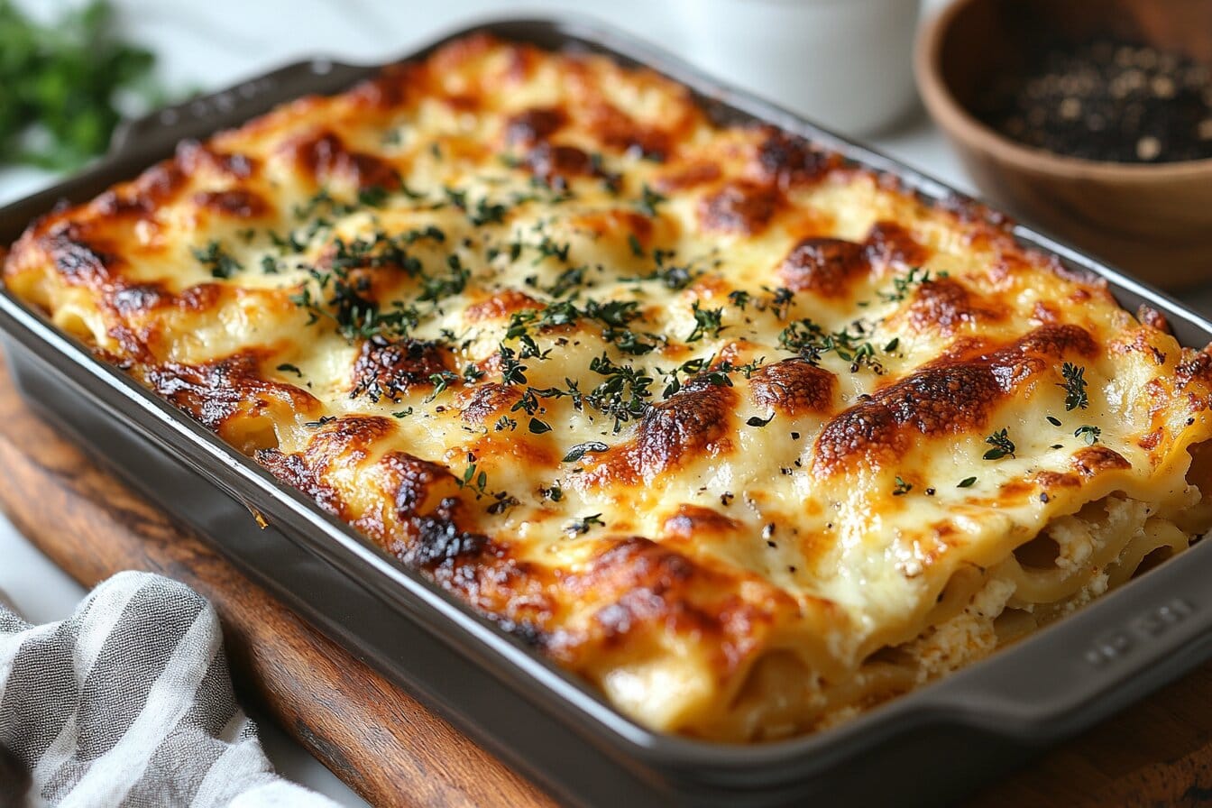 Golden-Brown Lasagna Top