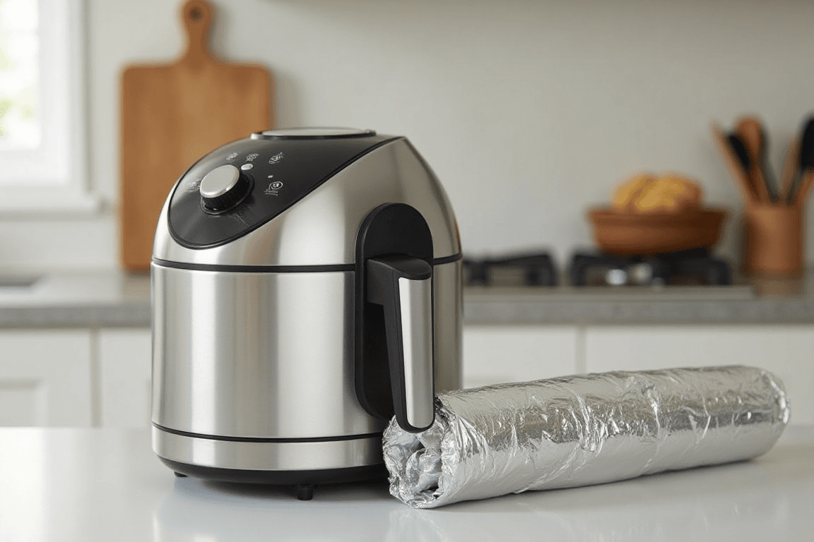 Can you put aluminum foil in an air fryer?