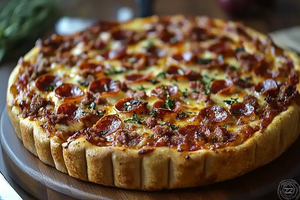 Meat Lovers Pizza Casserole