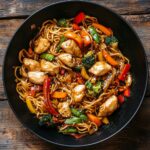 Chicken Stir Fry With Noodles Wok
