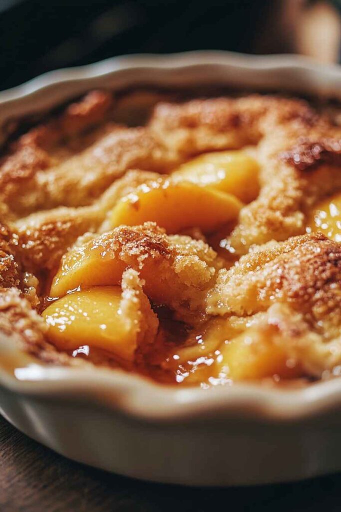 Fresh Peach Cobbler Recipe