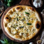 White Garlic Pizza Featured