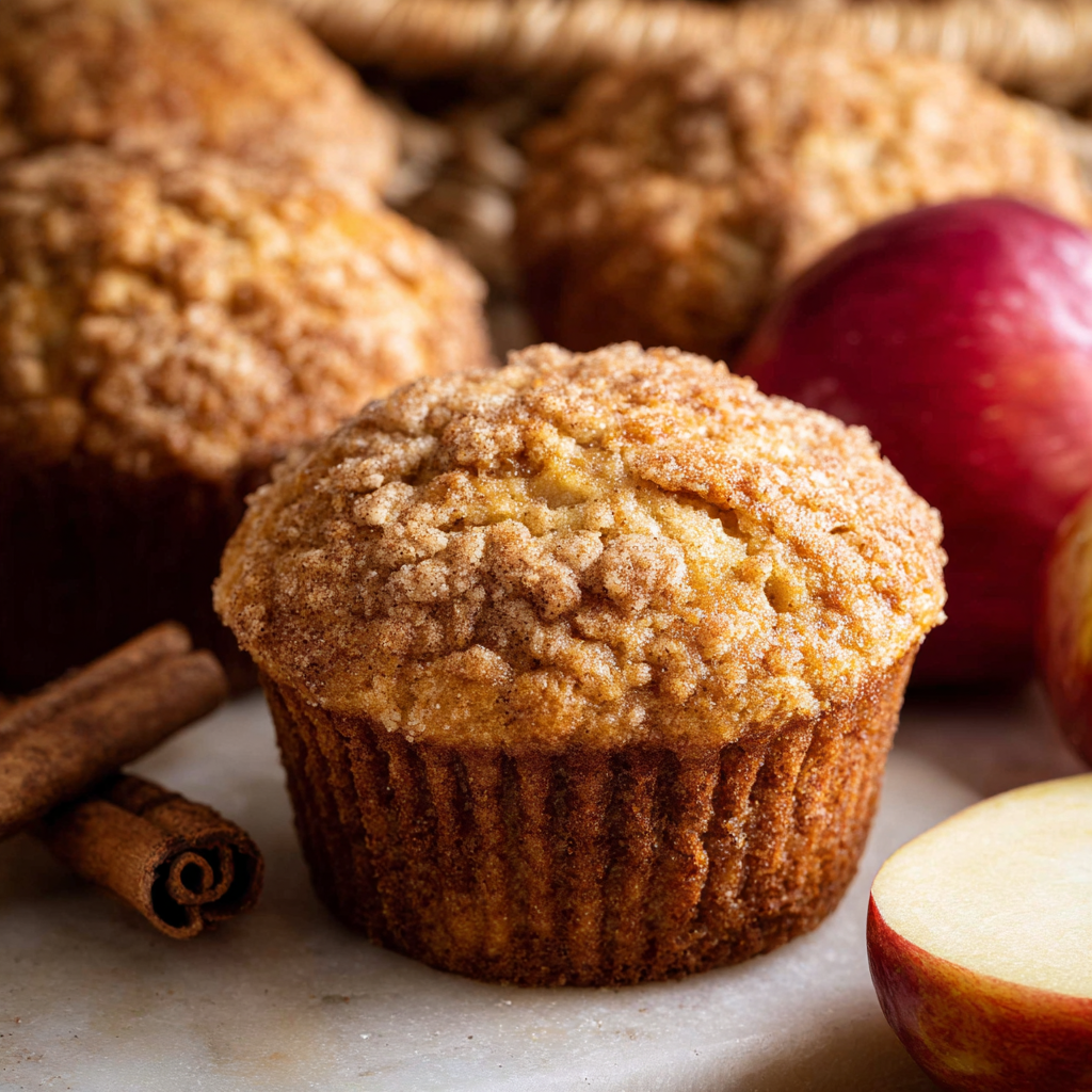 Cinnamon Apple Muffins Featured