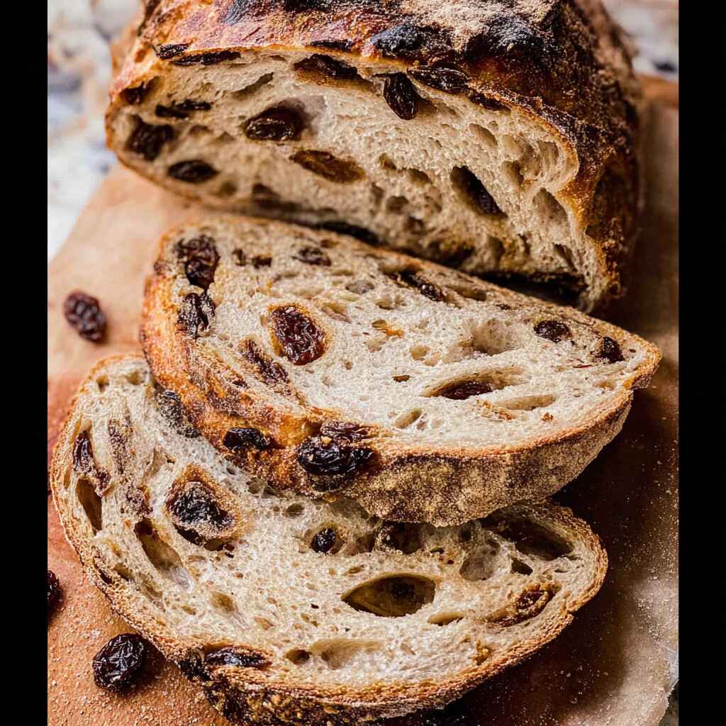 Cinnamon Raisin Sourdough Bread