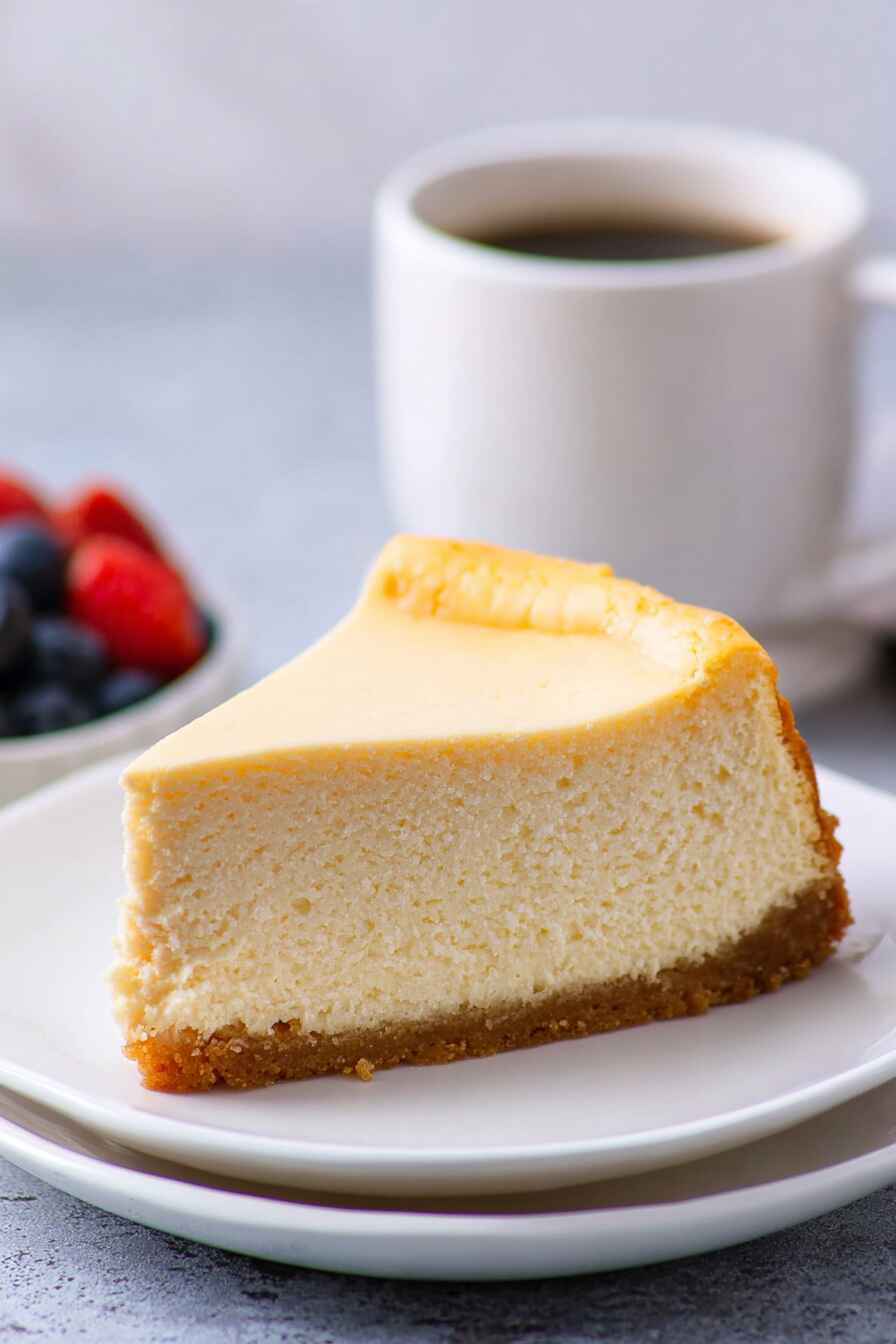Classic New York Style Cheesecake Recipe That Melts In Your Mouth