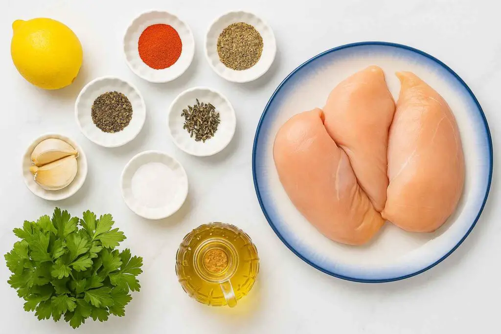 Greek Chicken Marinade Ingredients