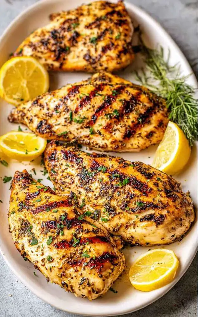 Greek Chicken Marinade With Lemon And Herbs