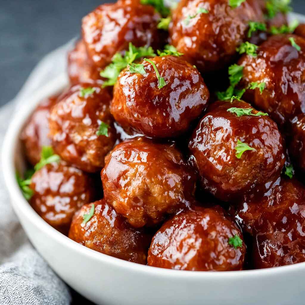 Honey Bbq Crockpot Meatballs