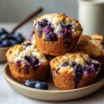 Blueberry Cottage Cheese Muffins Featured