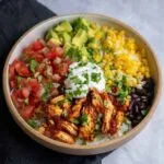 Chicken Burrito Bowl Featurd