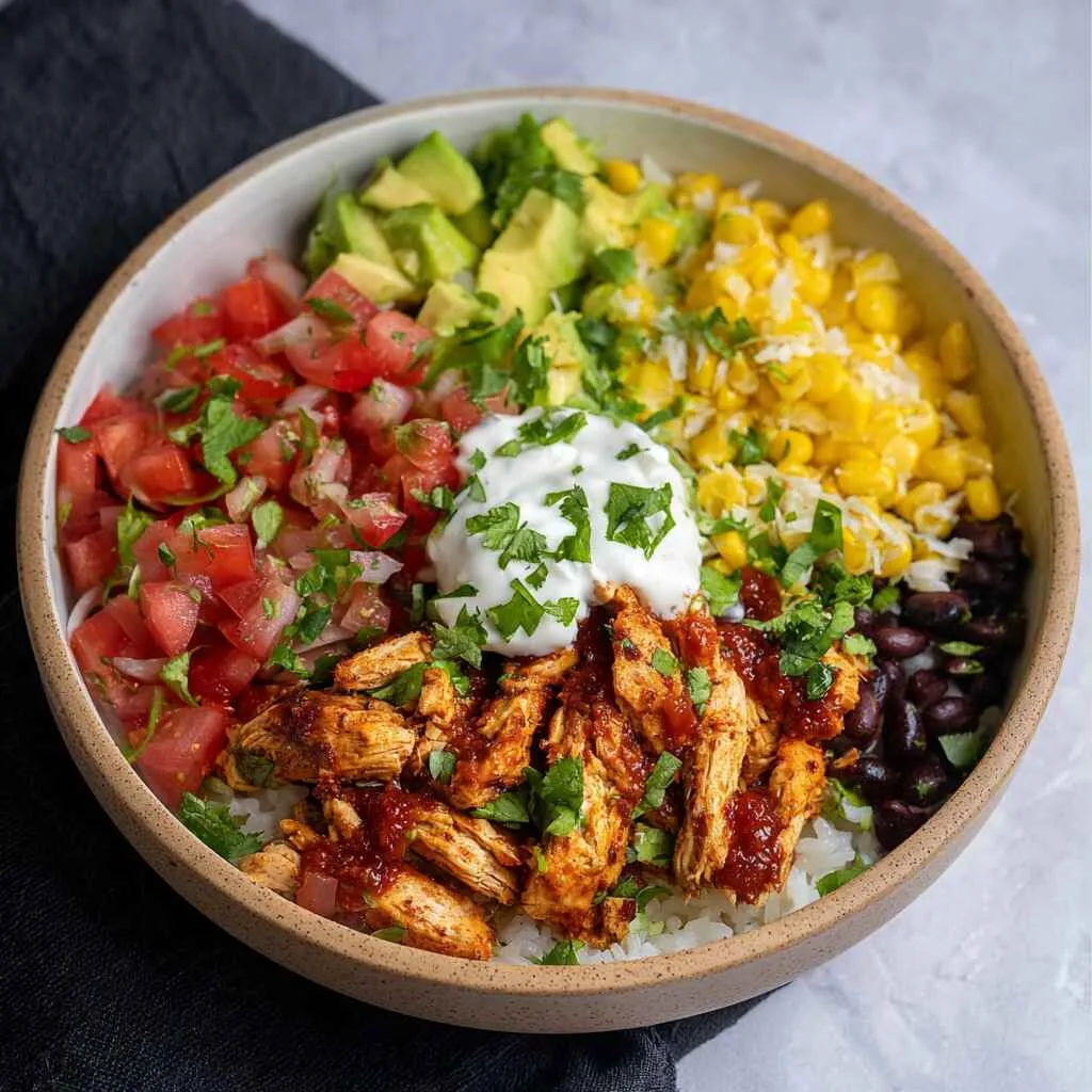 Chicken Burrito Bowl Featurd