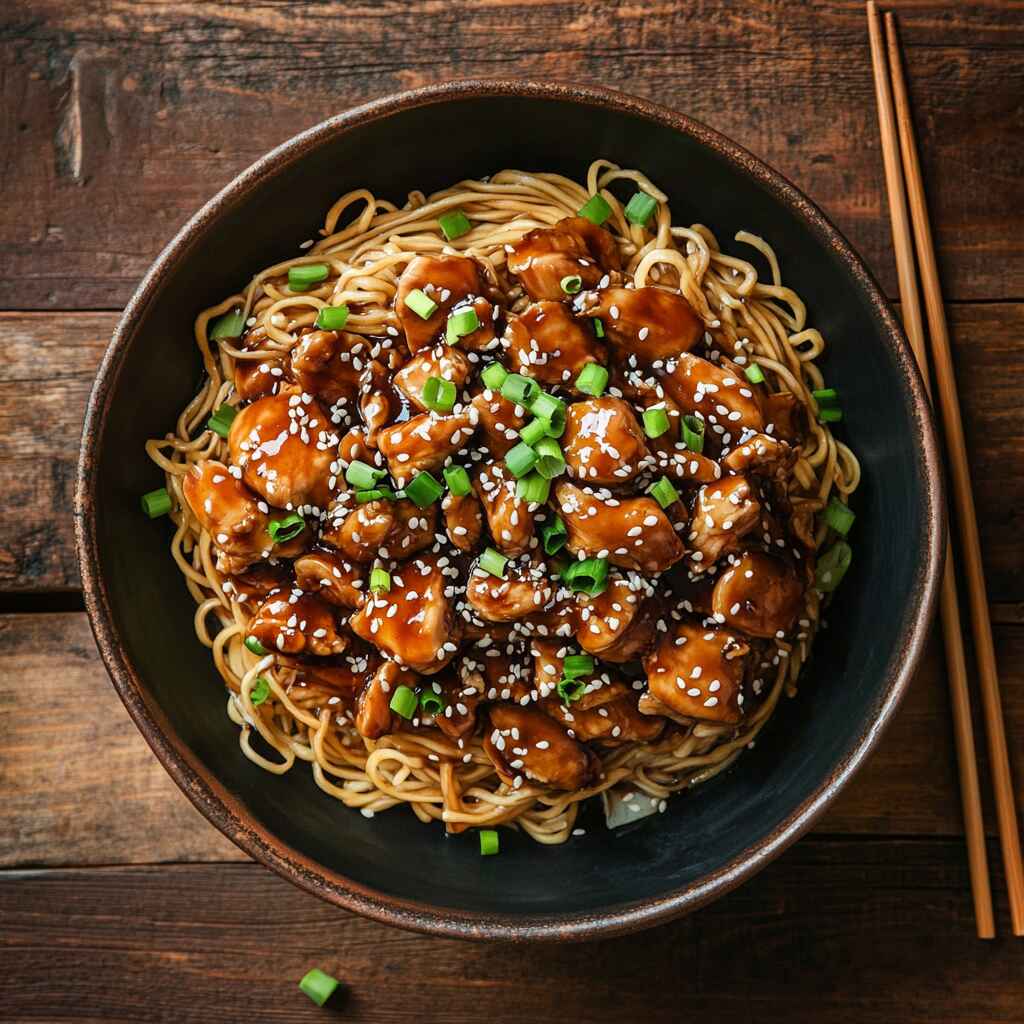 Chicken Teriyaki Noodles Featured.