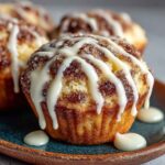 Cinnamon Roll Muffins Featured