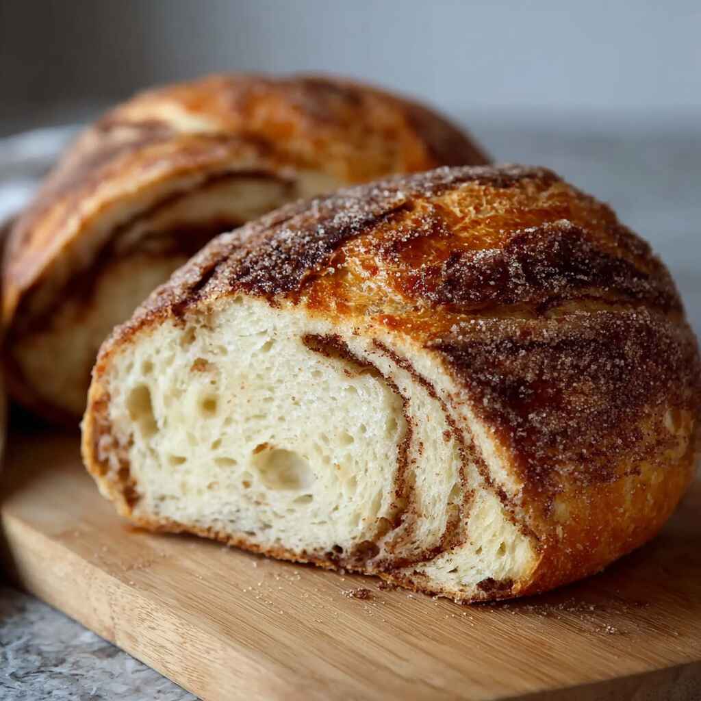 Cinnamon Sugar Sourdough Bread Featured.