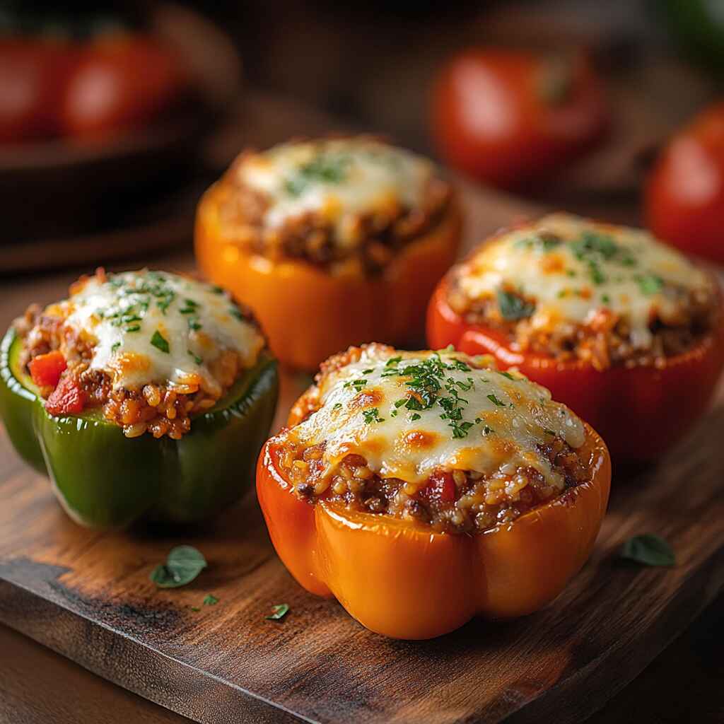 Stuffed Peppers With Rice Baked (2)