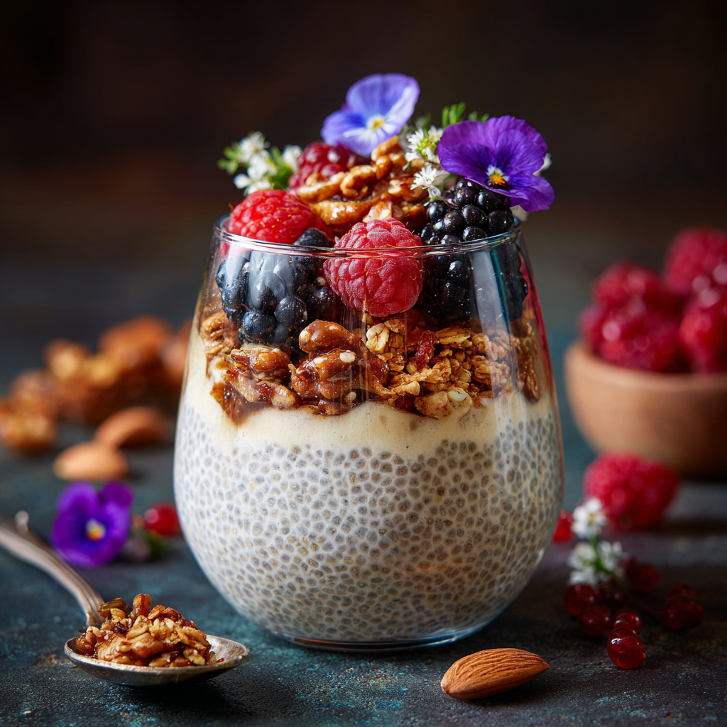 Vanilla Chia Seed Pudding Featured