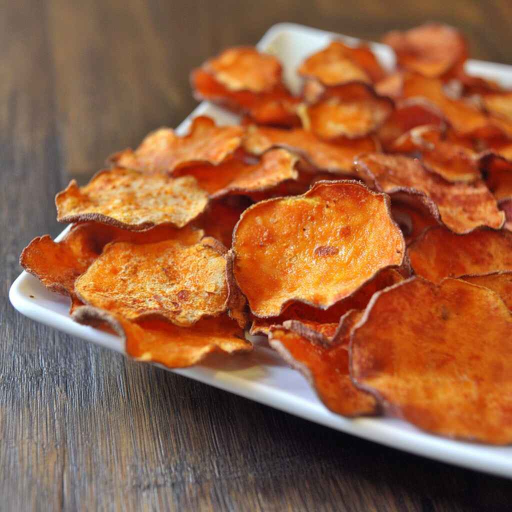 Baked Sweet Potato Chips