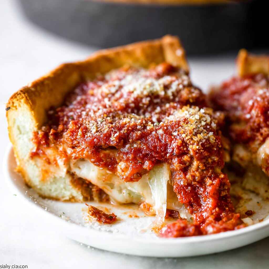 Chicago Style Deep Dish Pizza