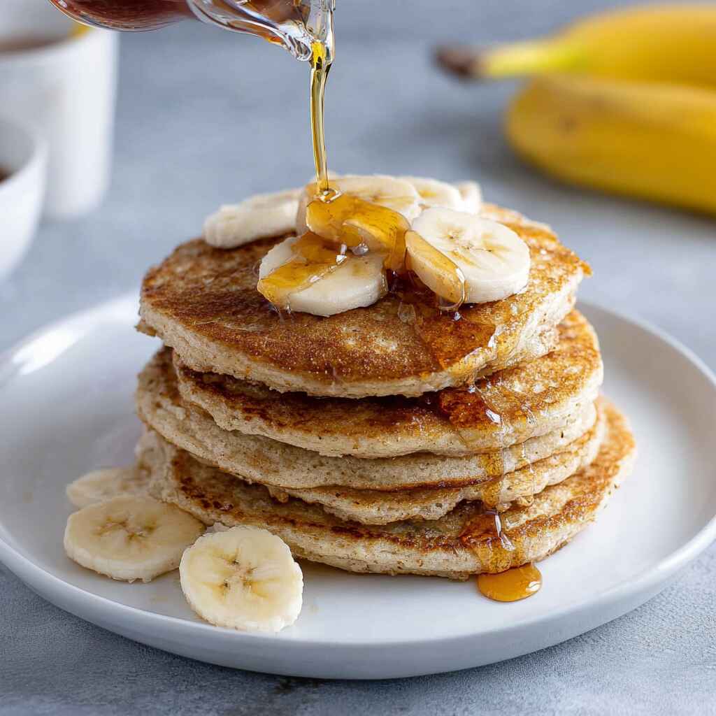 Fluffy Banana Pancakes