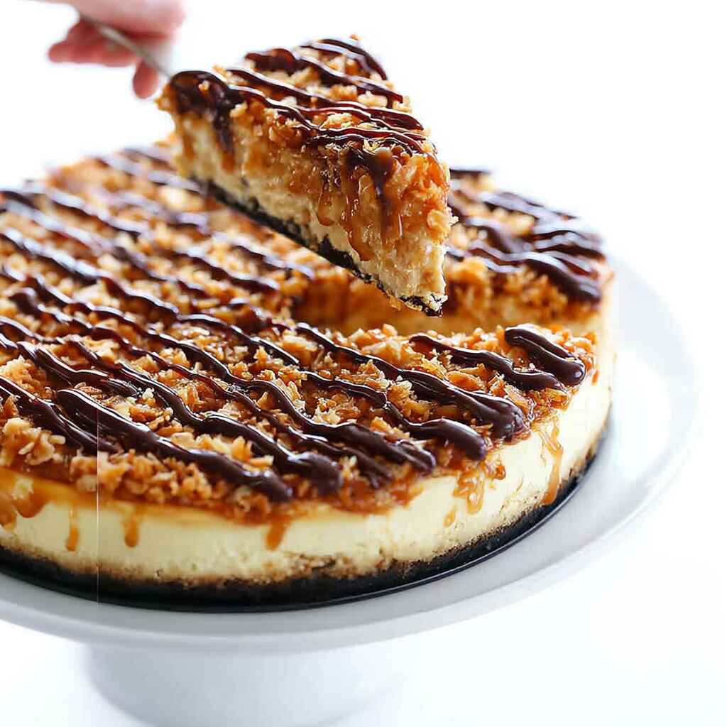 Samoa Cheesecake