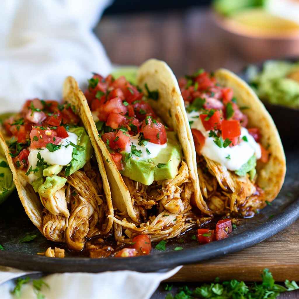 Slow Cooker Chicken Tacos