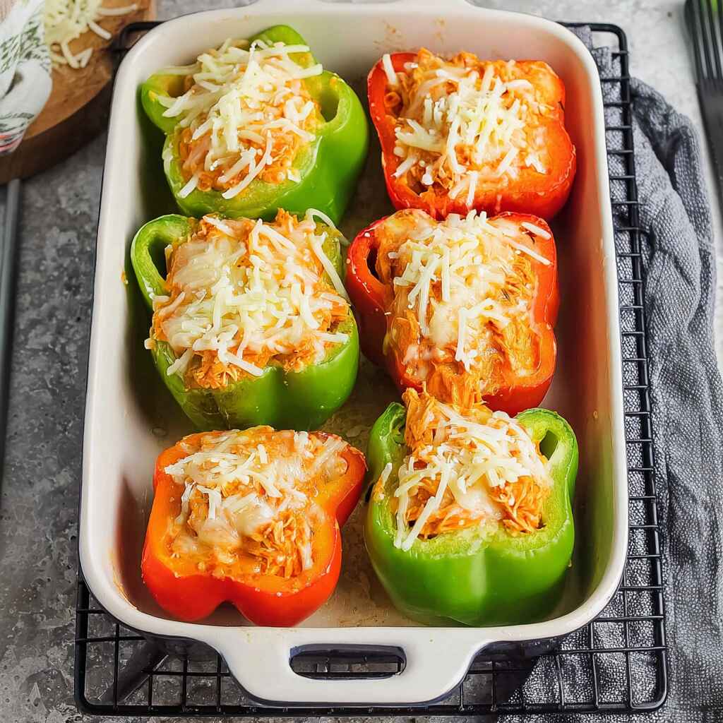 Buffalo Chicken Stuffed Peppers Recipe