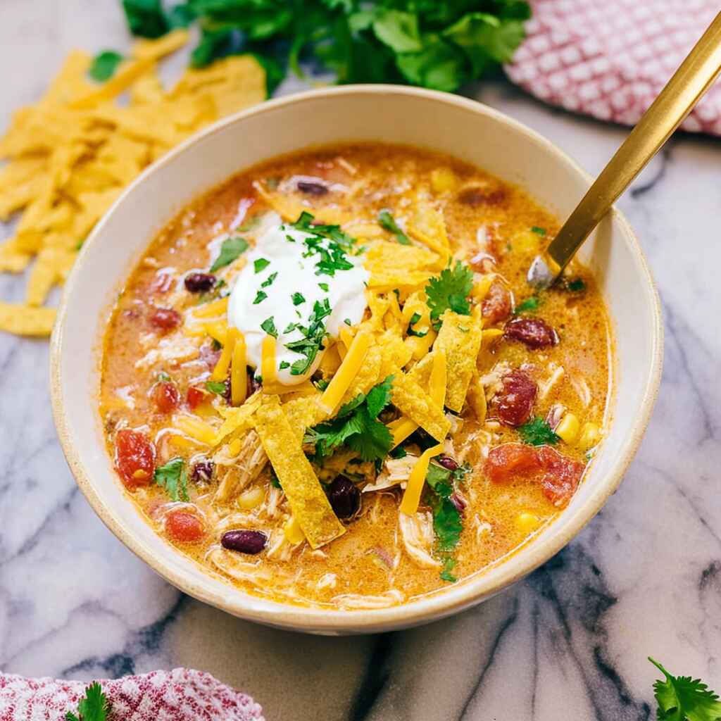 Chicken Tortilla Soup Crock Pot Recipe