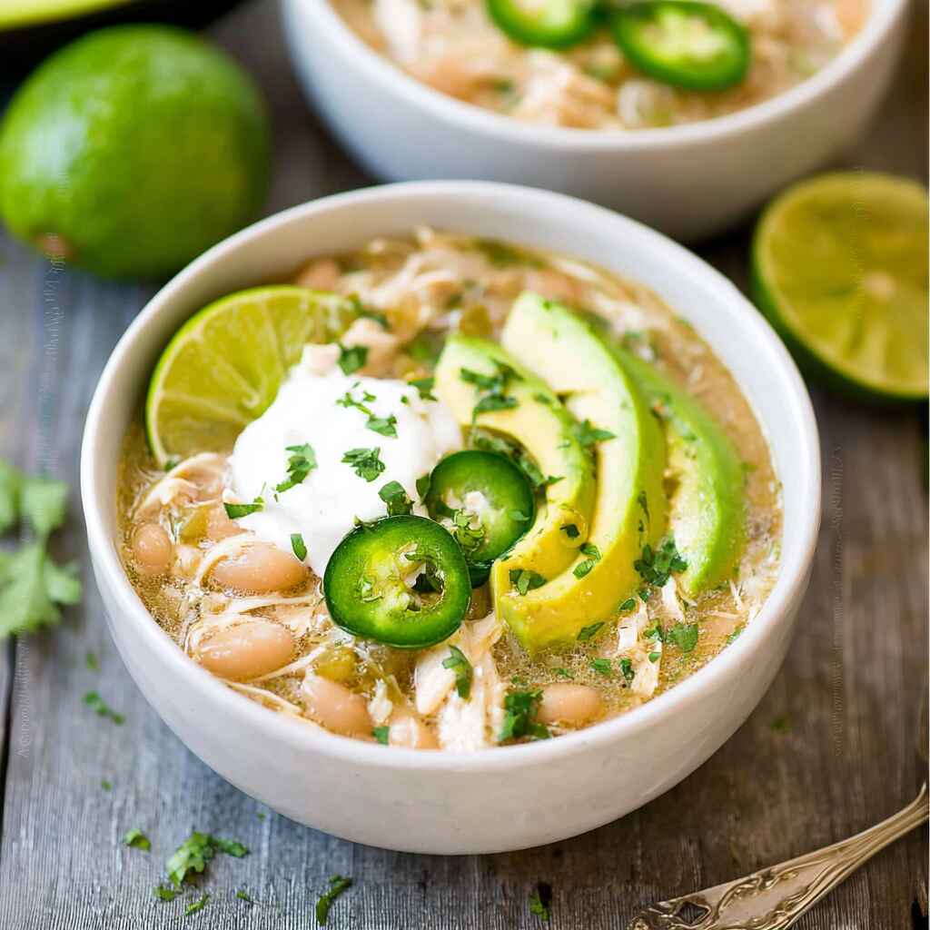 Crockpot White Chicken Chili