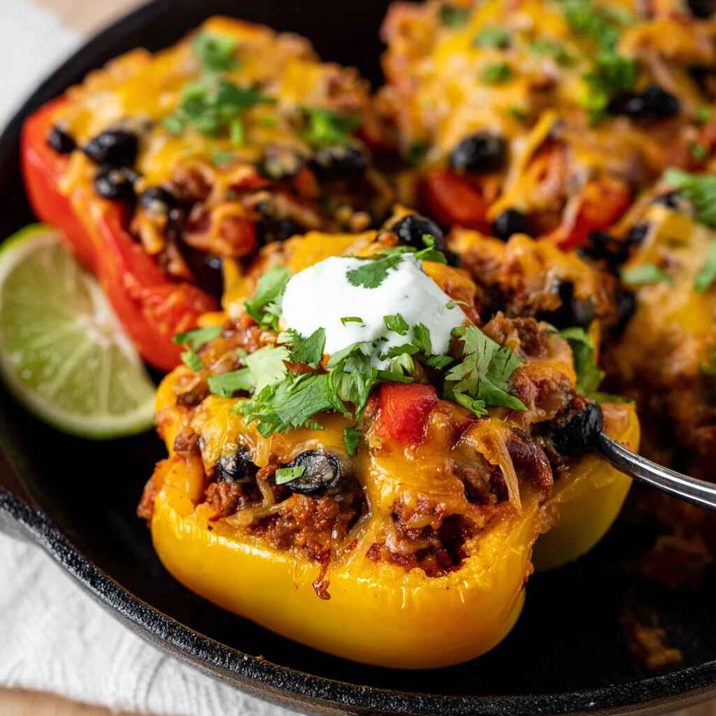 Taco Stuffed Peppers Recipe