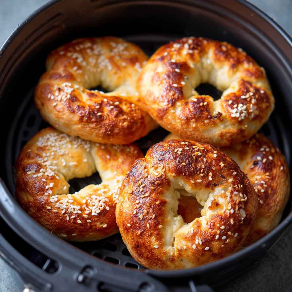 Air Fryer Bagels