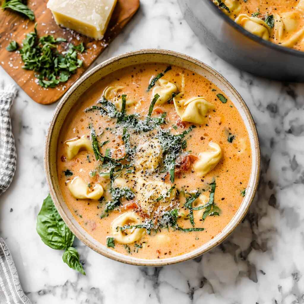 Creamy Tortellini Soup