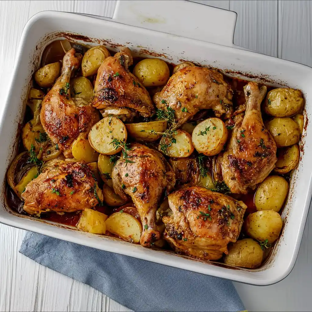 One Pan Chicken And Potatoes