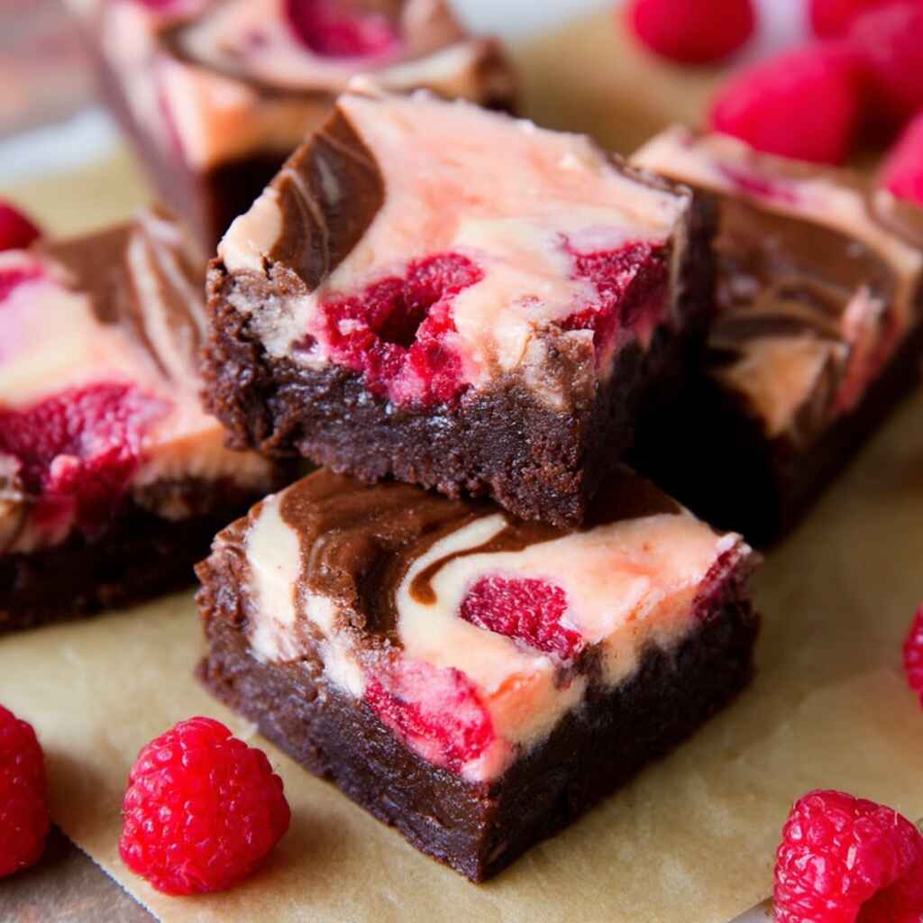 Raspberry Cheesecake Brownies