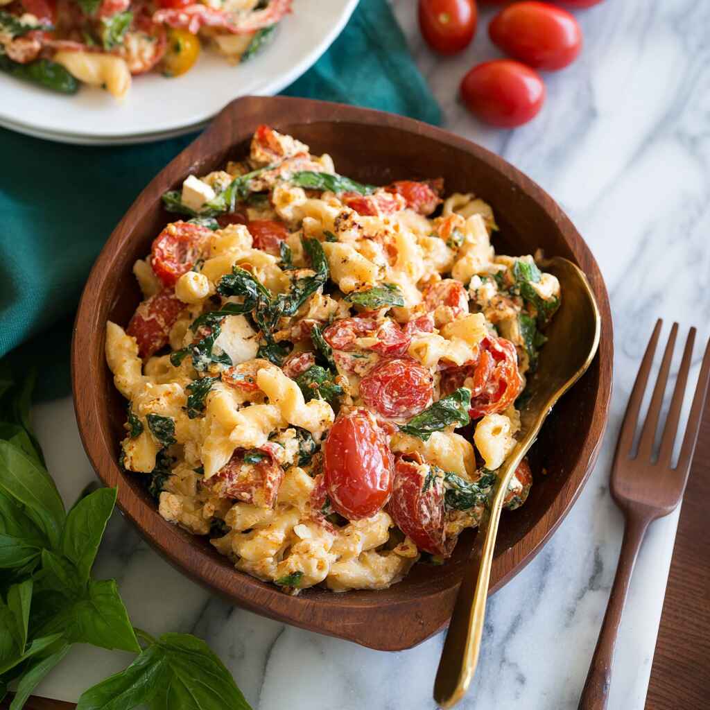 Viral Tiktok Baked Feta Pasta