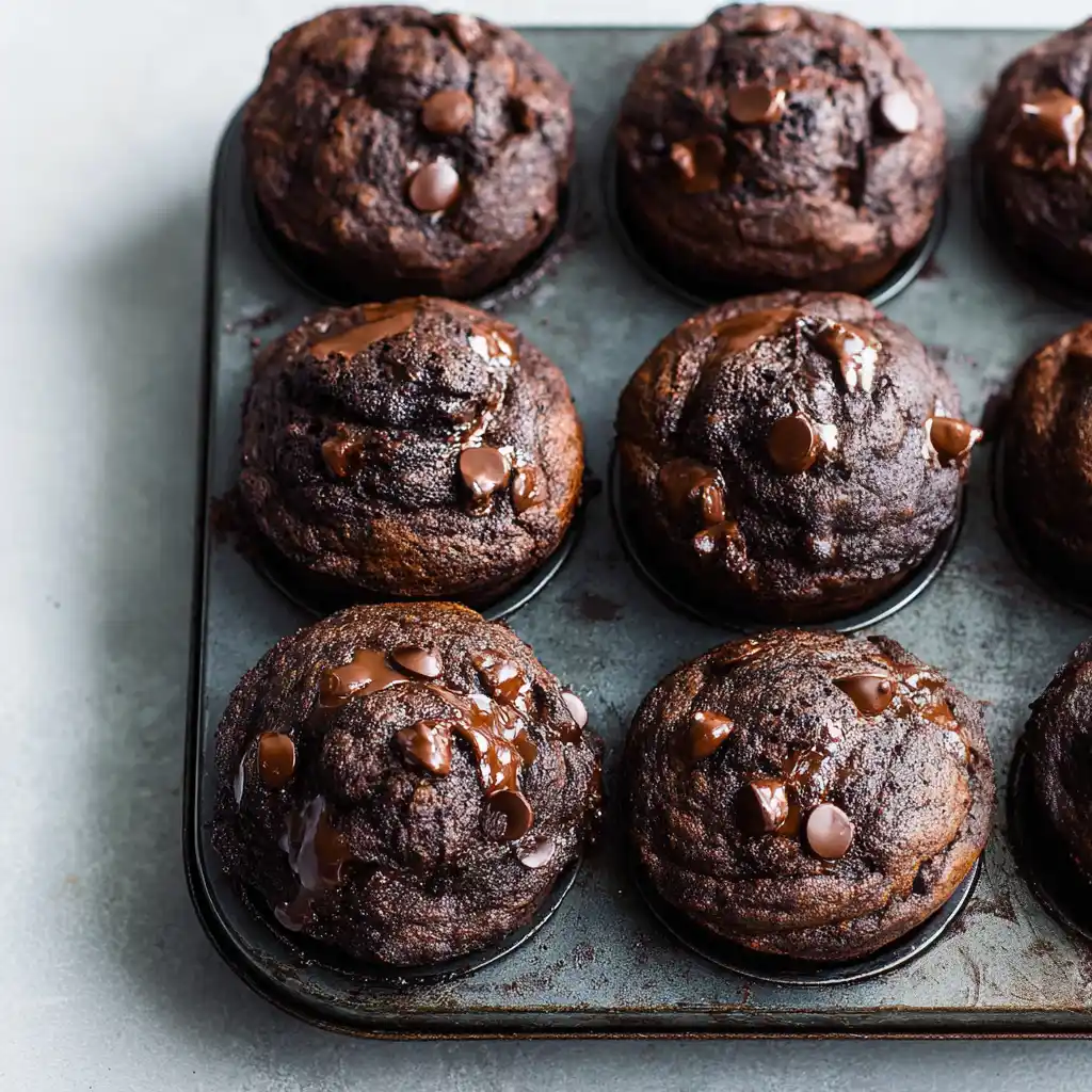 Double Chocolate Chip Muffins