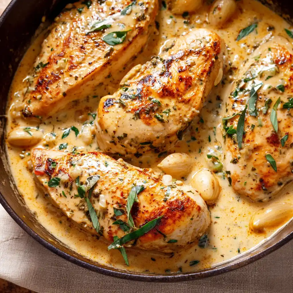 Creamy Garlic Herb Chicken