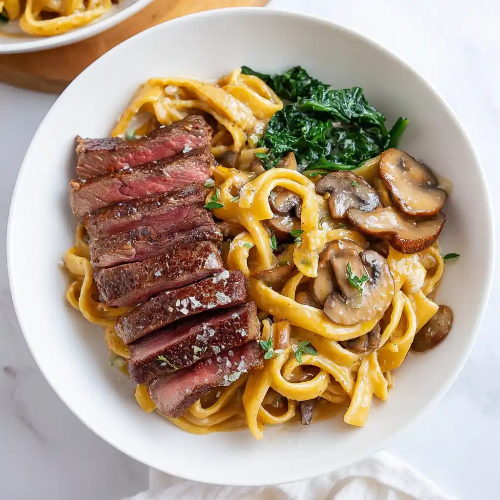 Creamy Steak Pasta