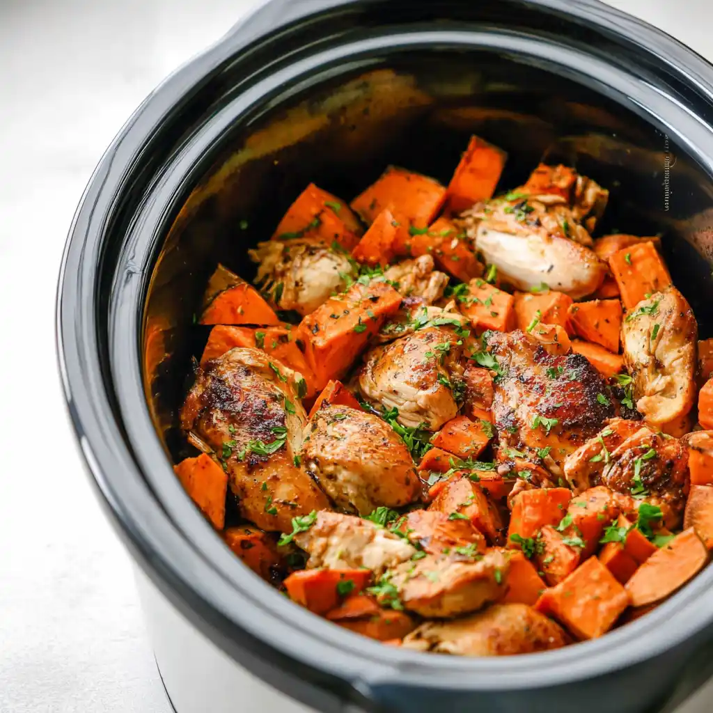 Crockpot Chicken And Sweet Potatoes