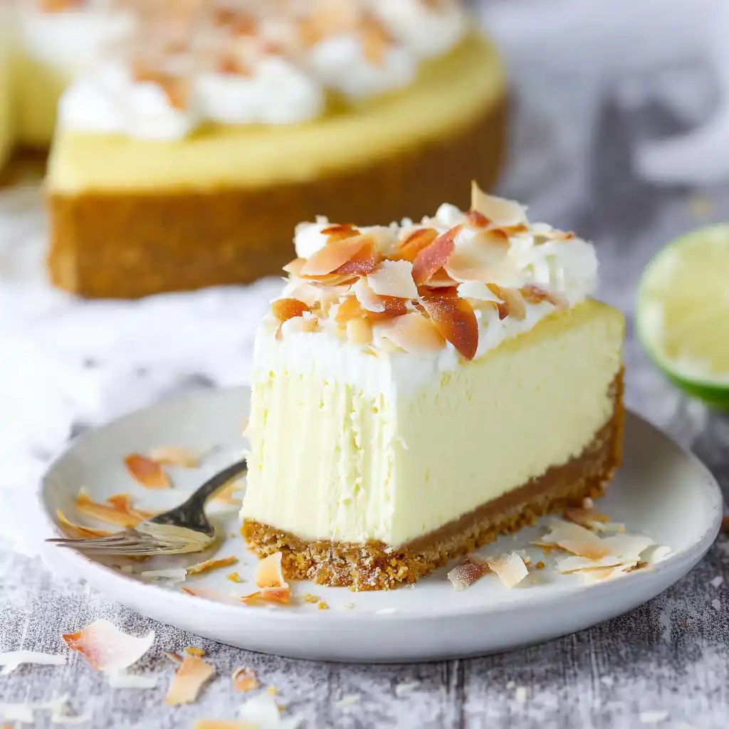 Decadent Coconut Cheesecake