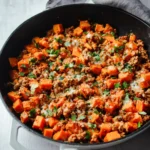 Ground Turkey Sweet Potato Skillet