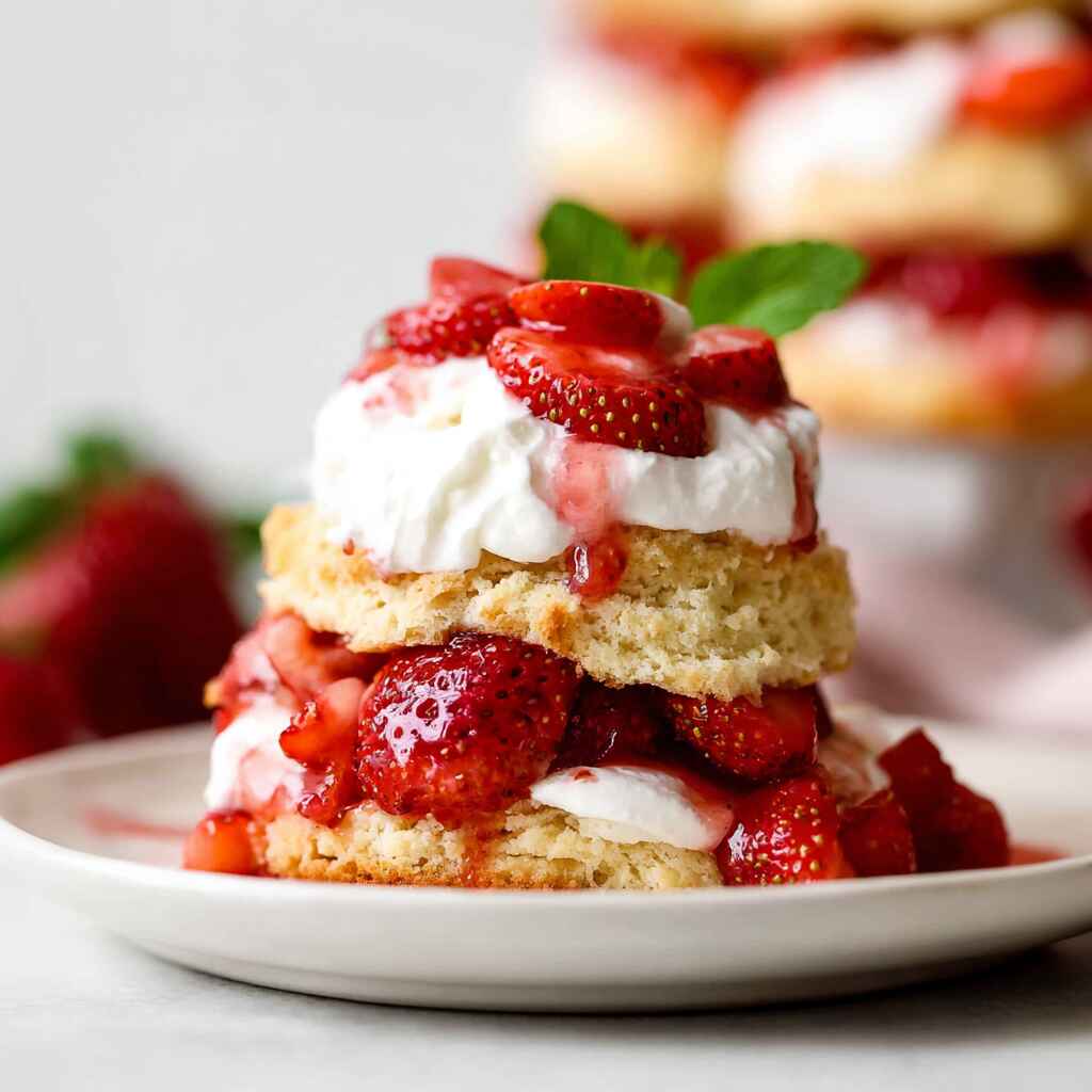 Homemade Strawberry Shortcake