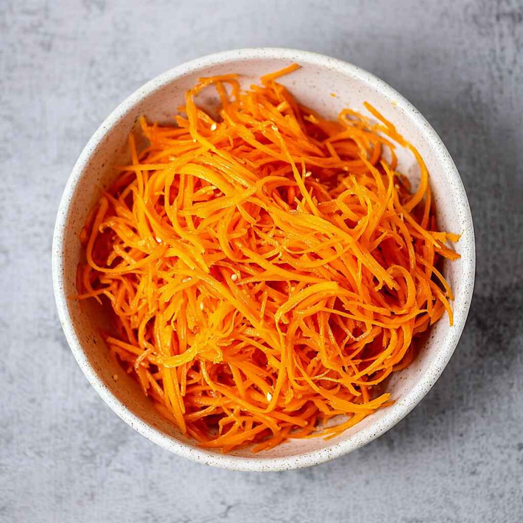 Korean Carrot Salad (morkovcha)