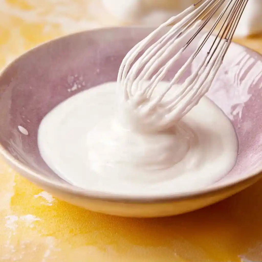 Delicious lemon glaze drizzled