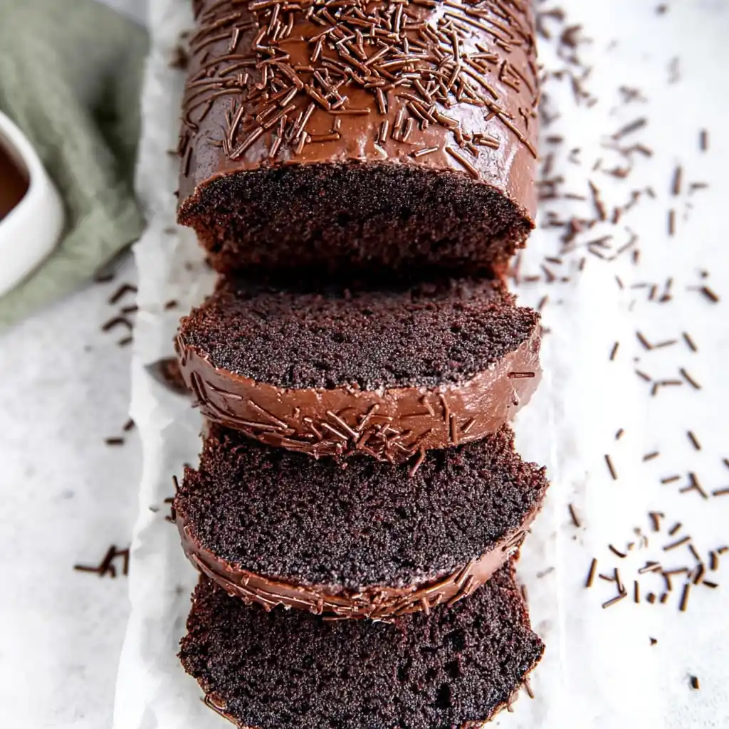 Moist Olive Oil Chocolate Loaf Cake