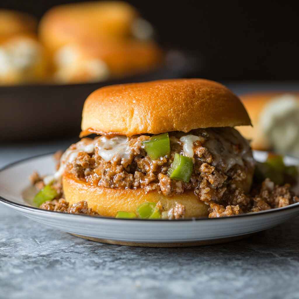 Philly Cheesesteak Sloppy Joes
