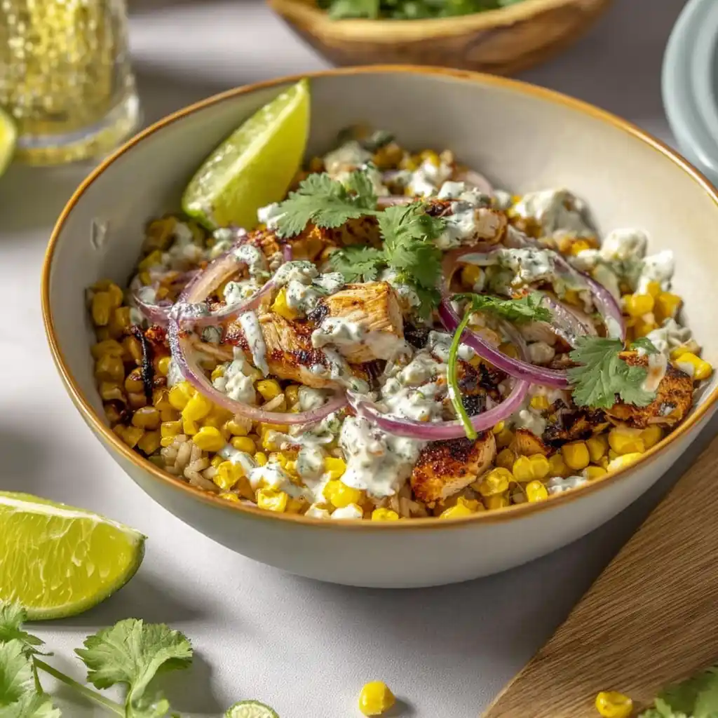 Smoky Street Corn Chicken Bowls