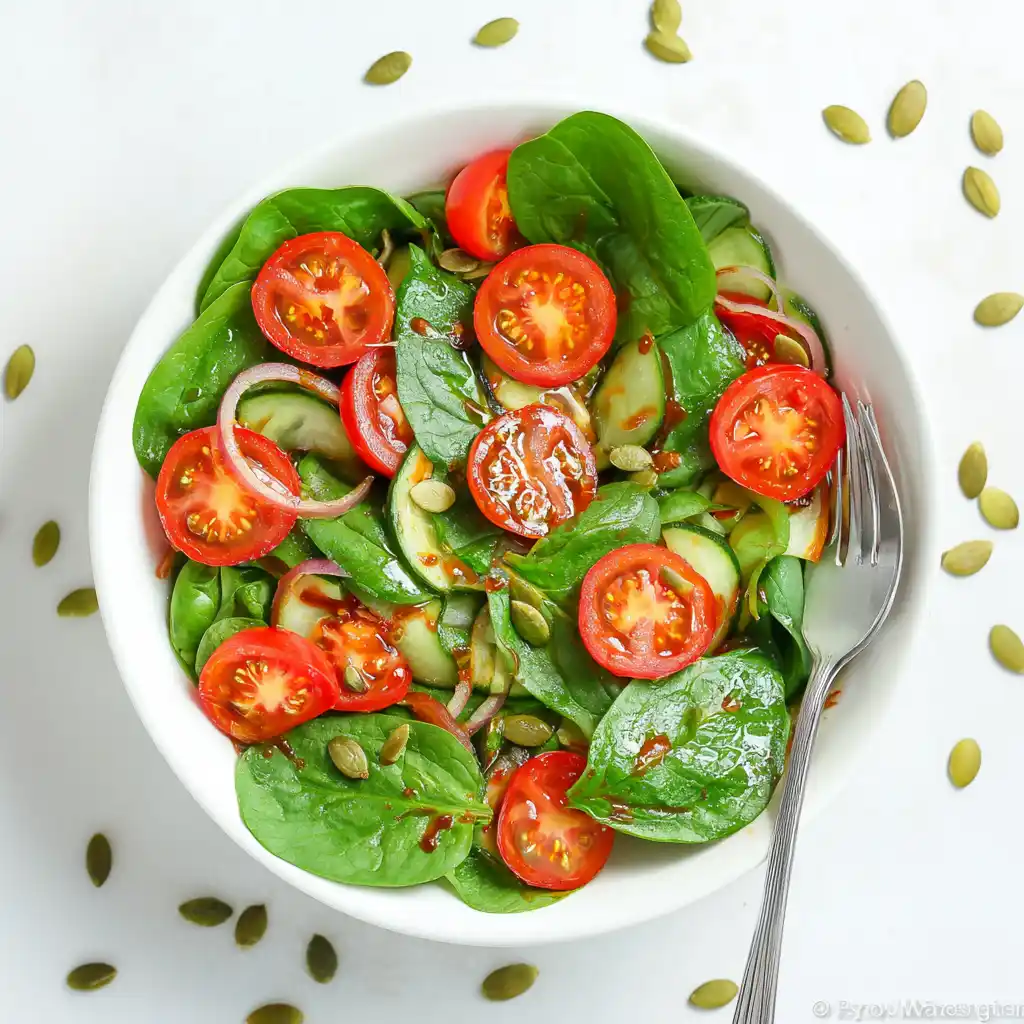 Tomato Spinach Salad