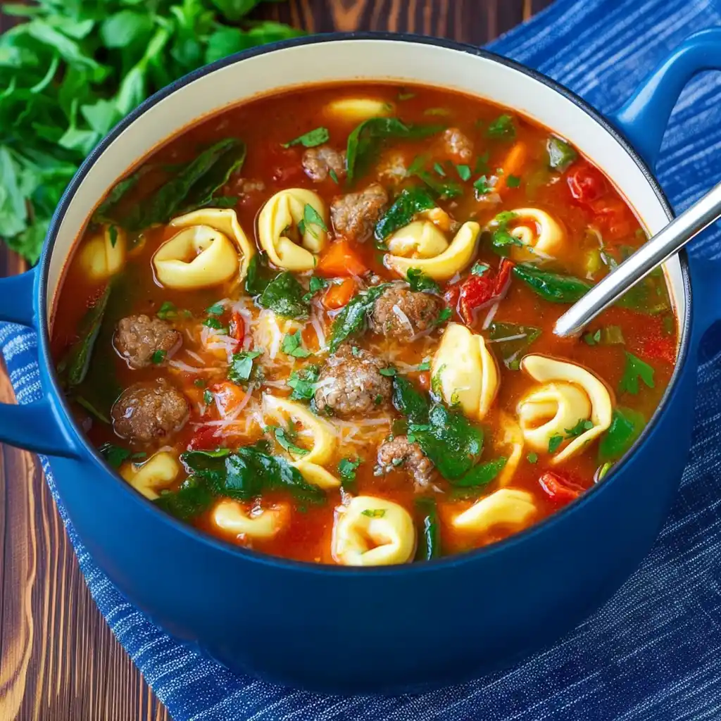 Tortellini Soup With Sausage