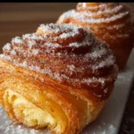 Delicious homemade cruffins with cinnamon and sugar topping