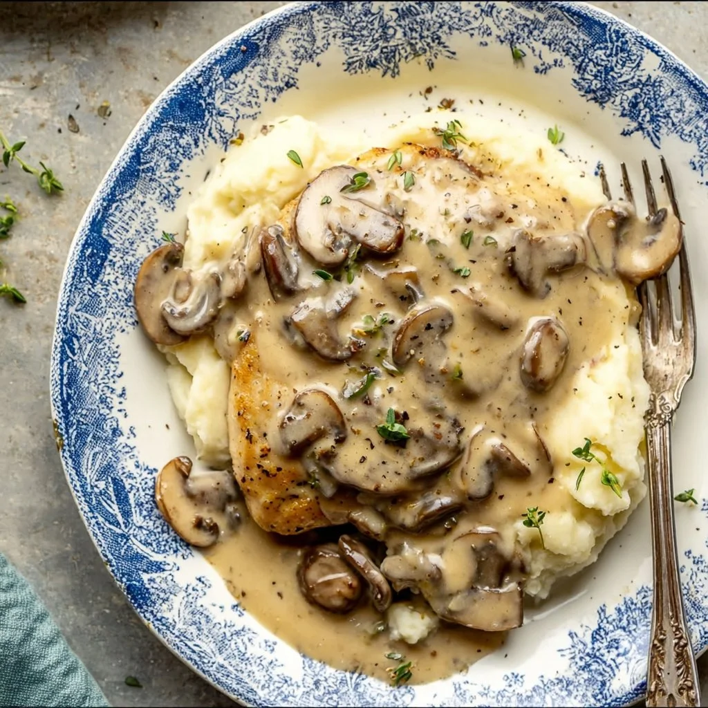 Delicious Groovy Skillet Chicken cooked to perfection in a cast-iron skillet.